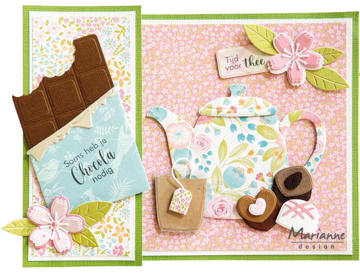 Matrice de coupe Marianne Design Creatables - Théière et verre