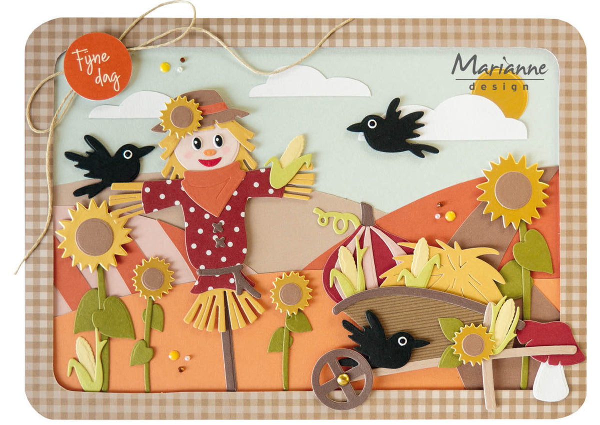 Matrice de découpe Marianne Design Craftables - Brouette par Marleen
