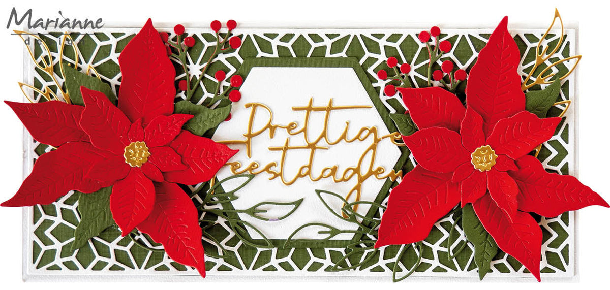 Matrice de découpe Marianne Design Creatables - Tiny's Poinsettia