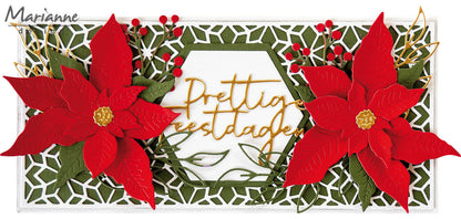 Matrice de découpe Marianne Design Creatables - Tiny's Poinsettia