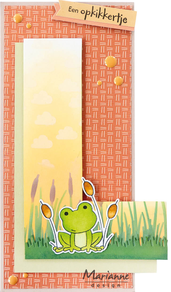 Marianne Design Tampon et Pochoir - Grenouille