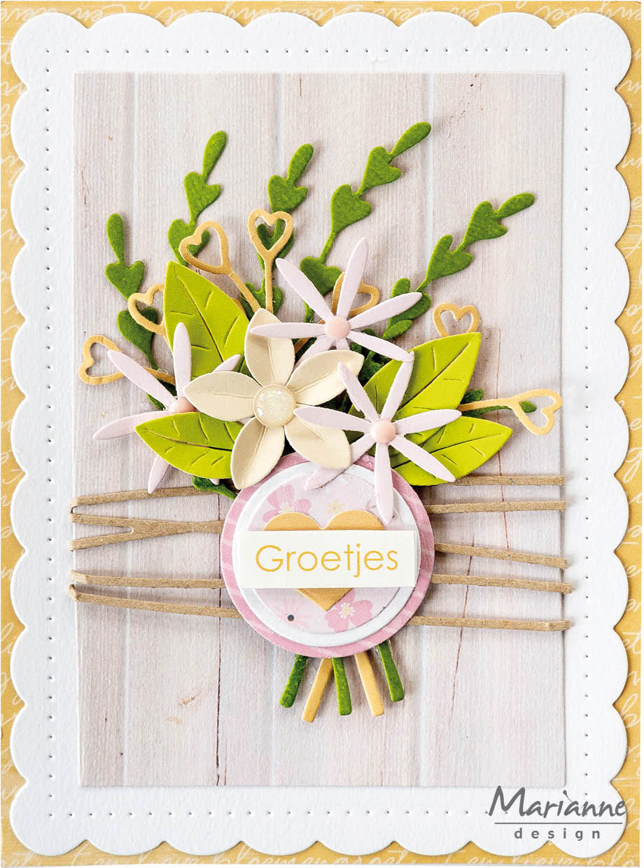Matrice de découpe Marianne Design Creatables - Branche Cœur Ouvert