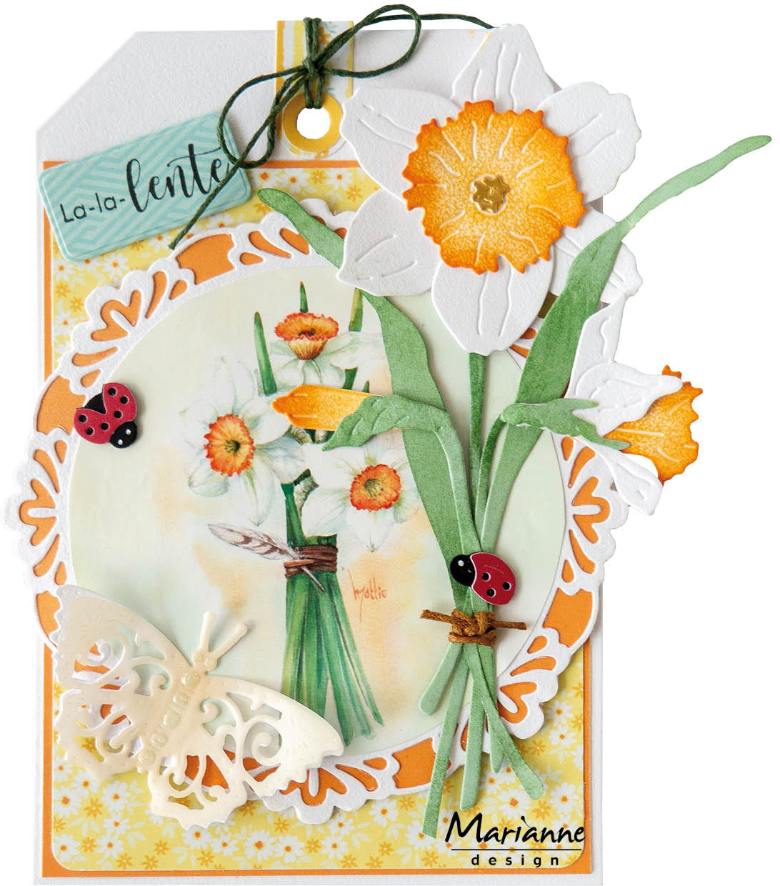 Marianne Design Feuille de découpe A4 - Mattie's Mooiste - Bulbes à fleurs