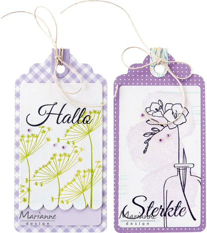 Marianne Design Clear Stamp - Silhouette Art - Taches