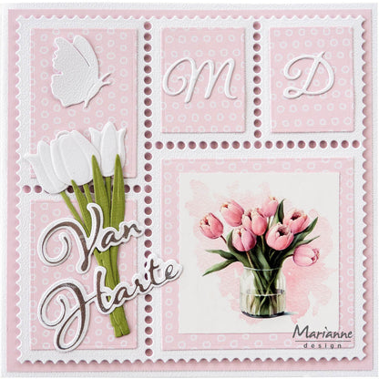 Marianne Design Craftables Matrice de Découpe - Matrices à Perforer XL Papillons