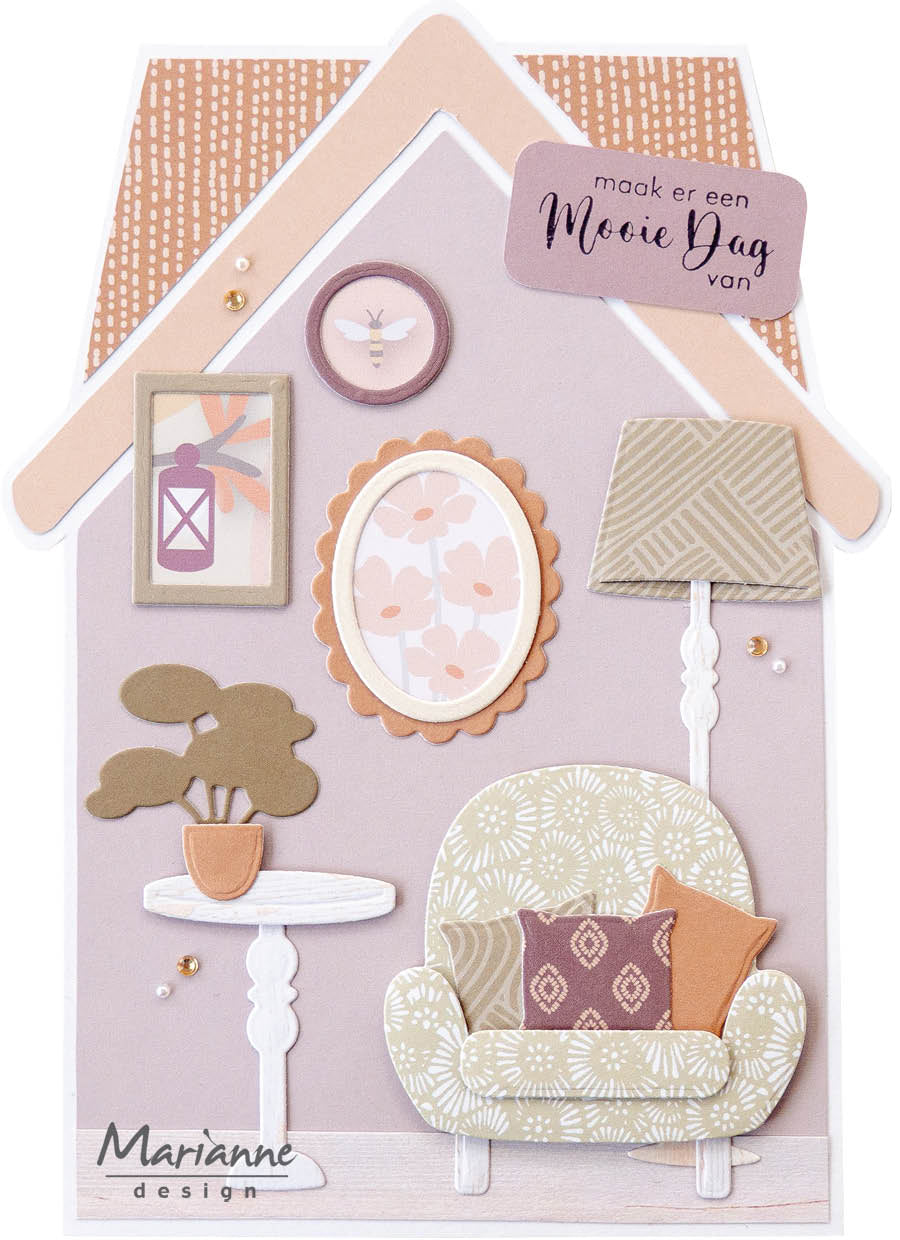 Marianne Design Papier Cartonné 6x12 - Tons Terre