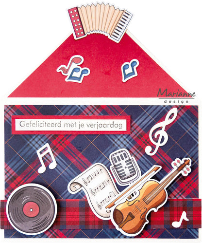 Marianne Design Craftables Matrice de découpe - Matrice de découpe XL - Musique