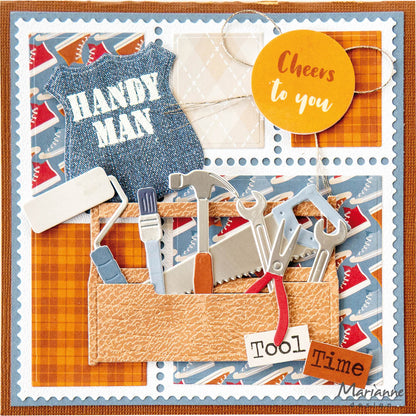 Marianne Design A4 Paper Pad - Hi Handsome!