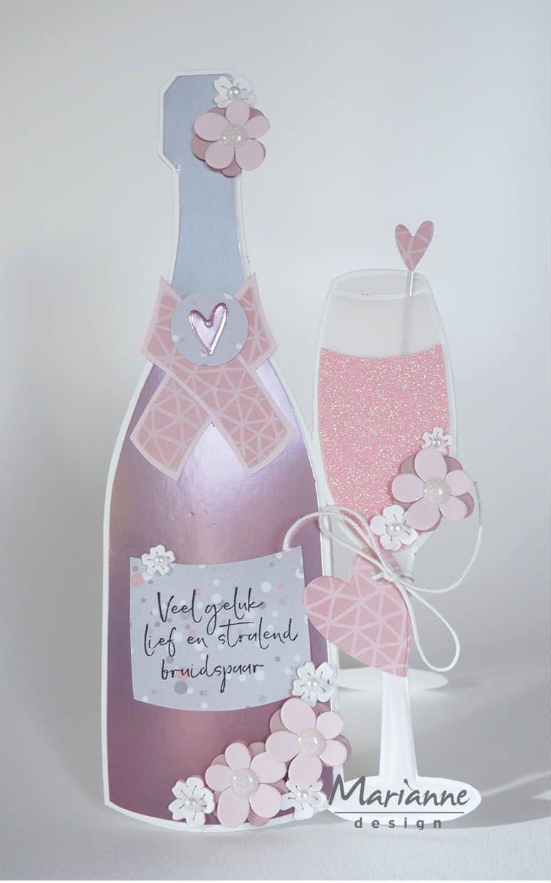 Pochoir artisanal Champagne de Marleen
