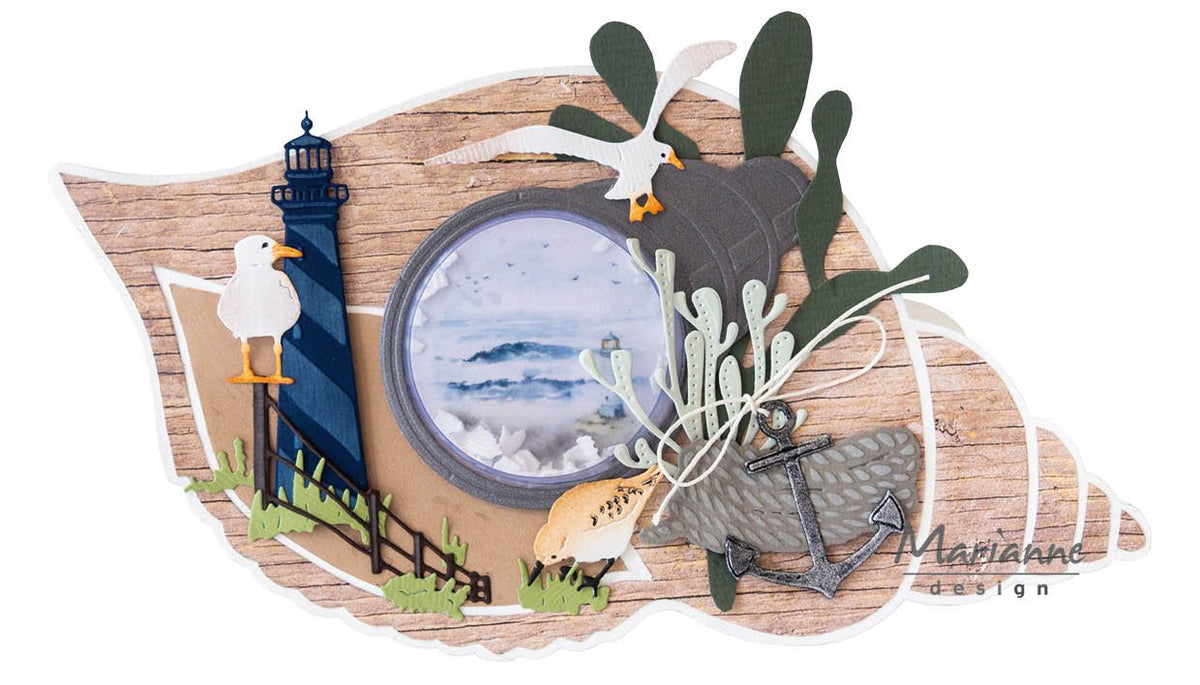 Pochoir coquillage