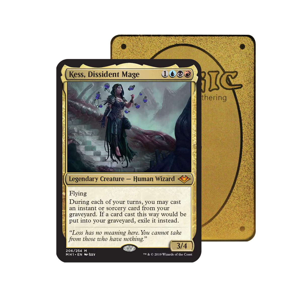 Kess, Dissident Mage Metal Orica Card