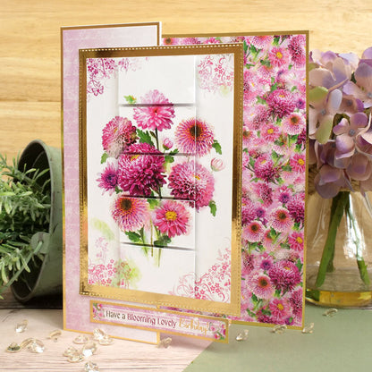 Un arc-en-ciel de fleurs, inserts et papiers