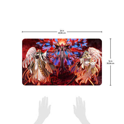 Tapis de Jeu Triple Dragon Galactique aux Yeux Nobles