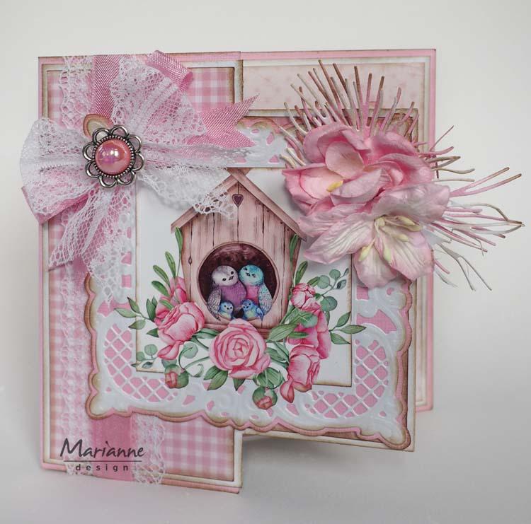 Marianne Design Creatables Matrice de découpe verticale Anja (carré)