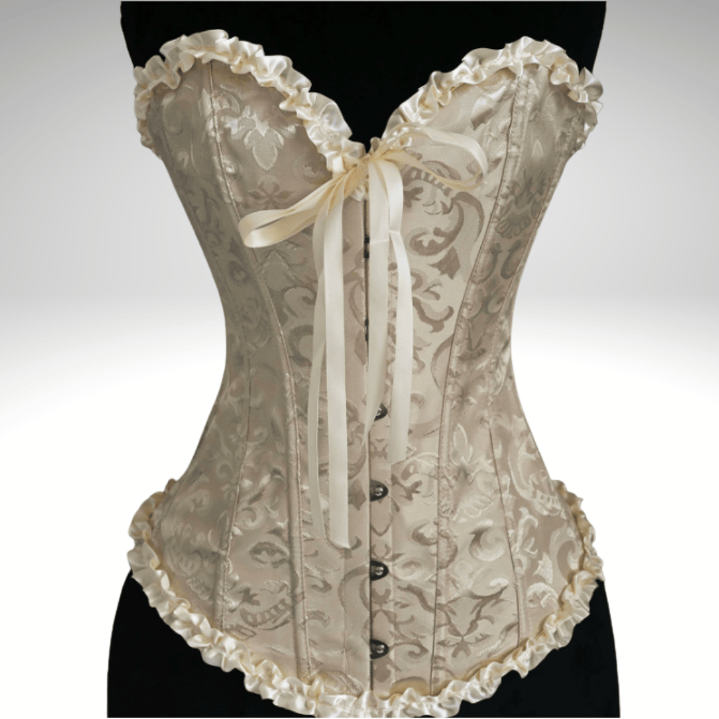 Haut corset baleiné à lacets
