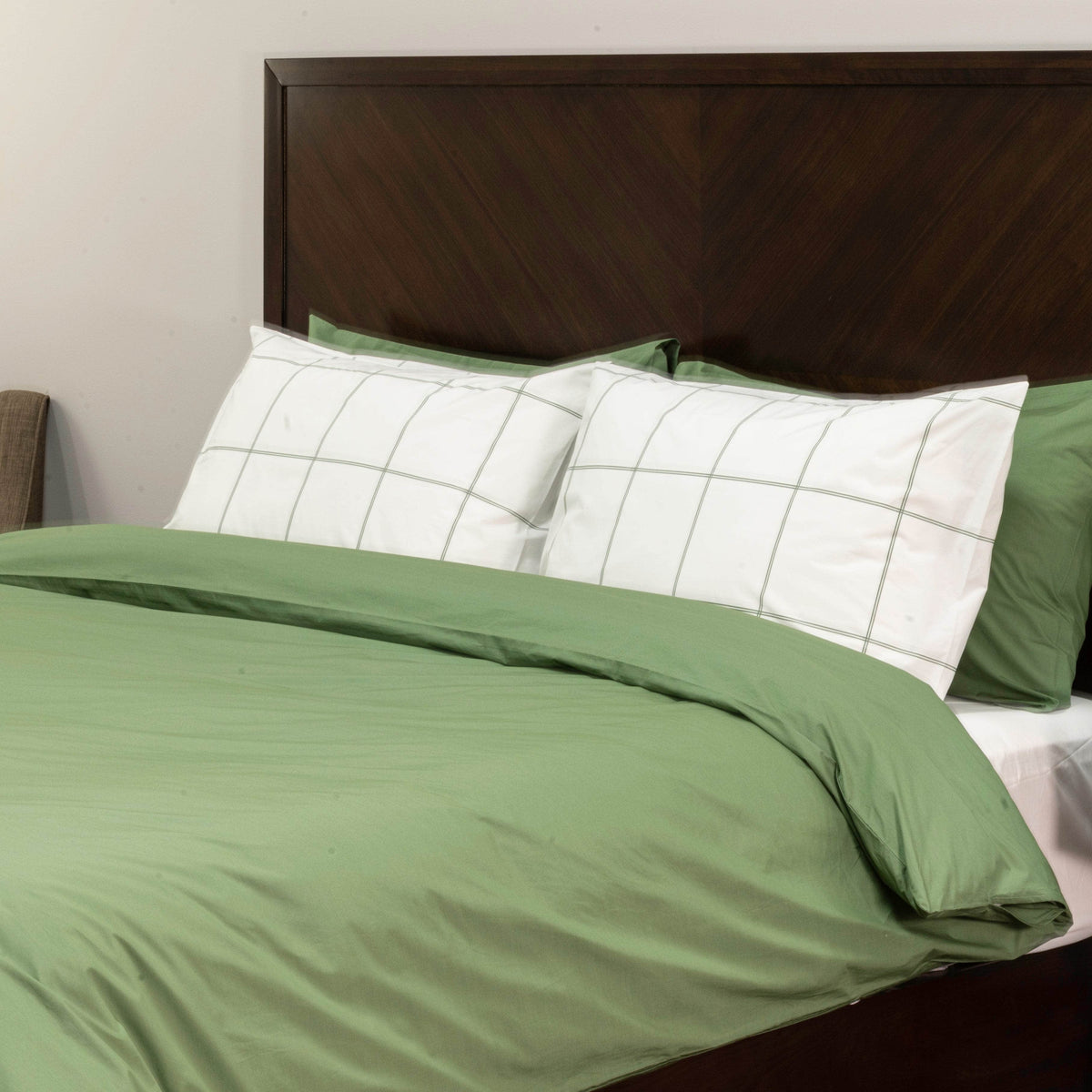 Housse de couette en percale de coton bio Essential