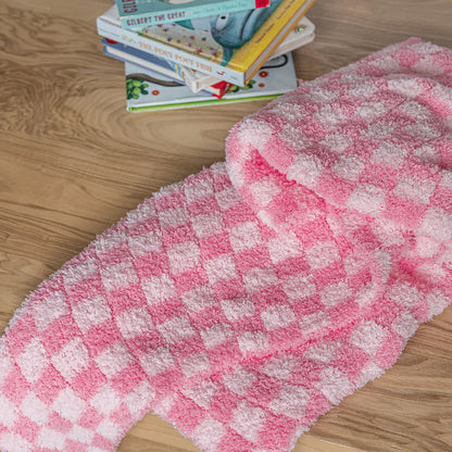 Couverture pour tout-petit à carreaux imprimés Cotton Candy