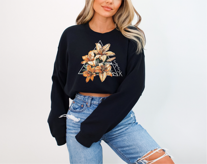 Lily Triangle Unisex Crewneck Sweatshirt | Sask Clothing