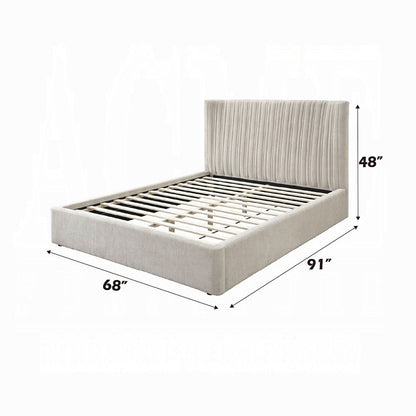 Lit rembourré Loren - Beige
