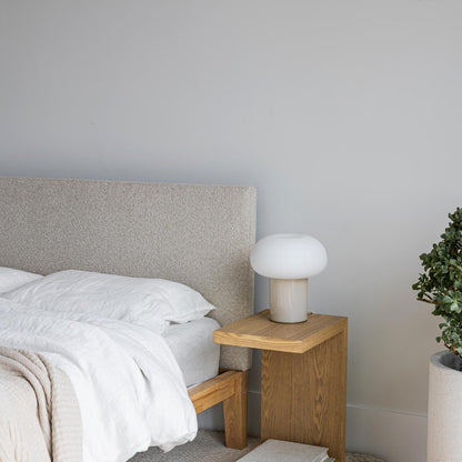 Luna Tool Free Upholstered Queen Bed - Beige