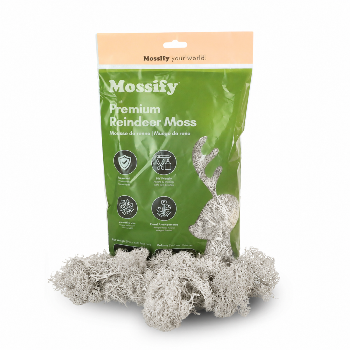 Premium Reindeer Moss Bag