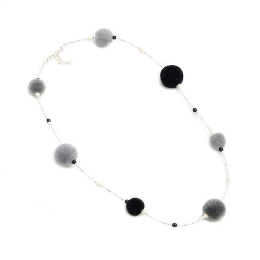 Multi Pom-Pom Necklace