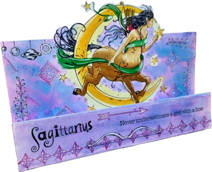 Pink Ink Designs Sagittarius Lot de tampons transparents 6 po x 8 po