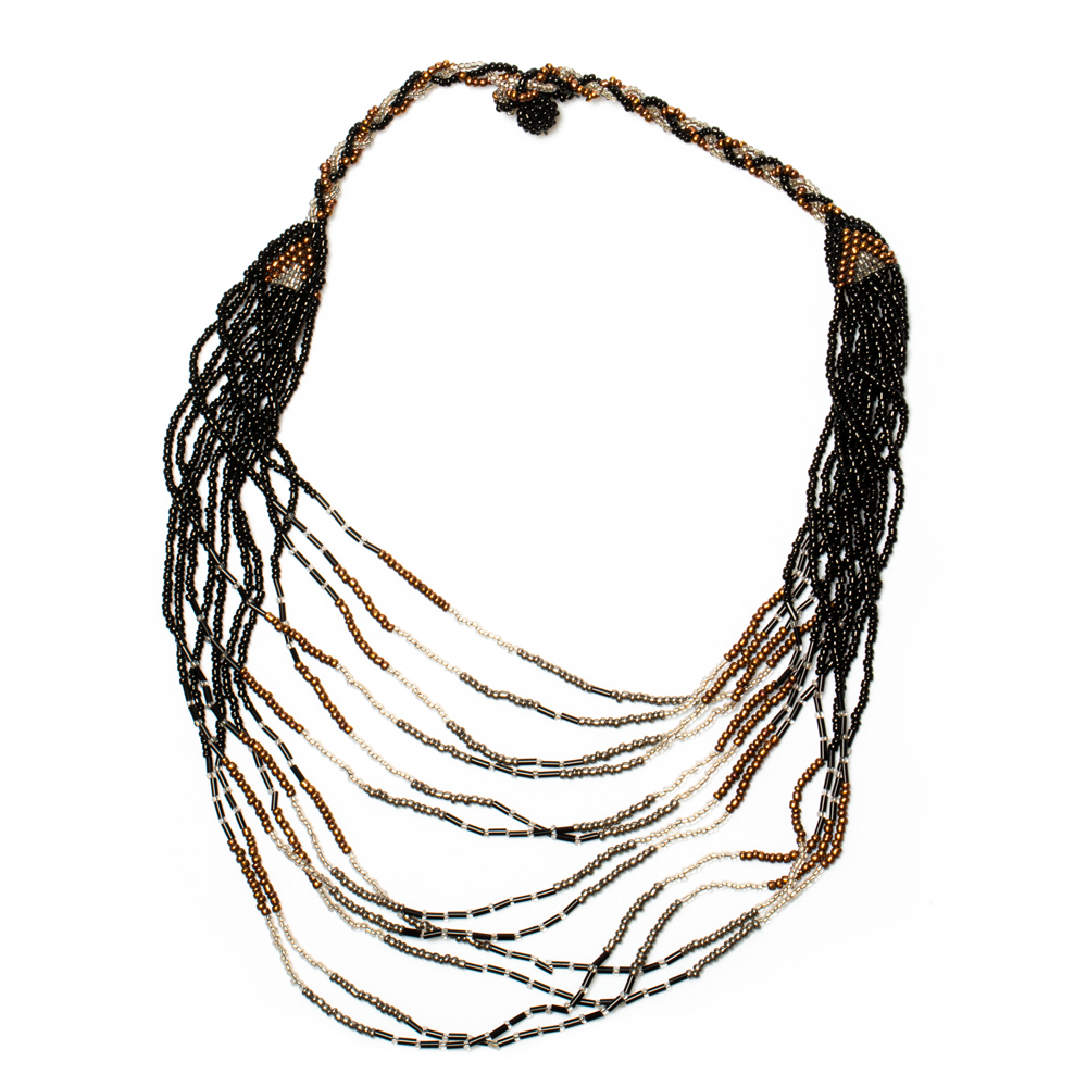Multi Strand Beaded Necklace
