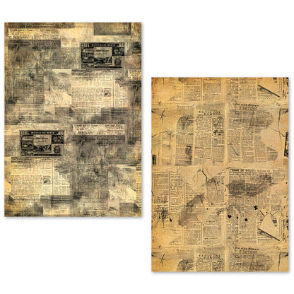 Ensemble de papier de soie A5 – 24 feuilles de papier journal