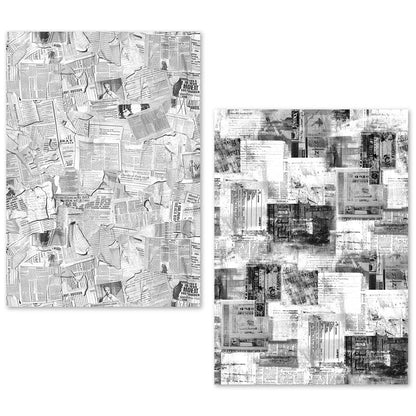 Ensemble de papier de soie A5 – 24 feuilles de papier journal