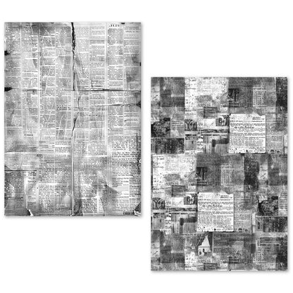 Ensemble de papier de soie A5 – 24 feuilles de papier journal