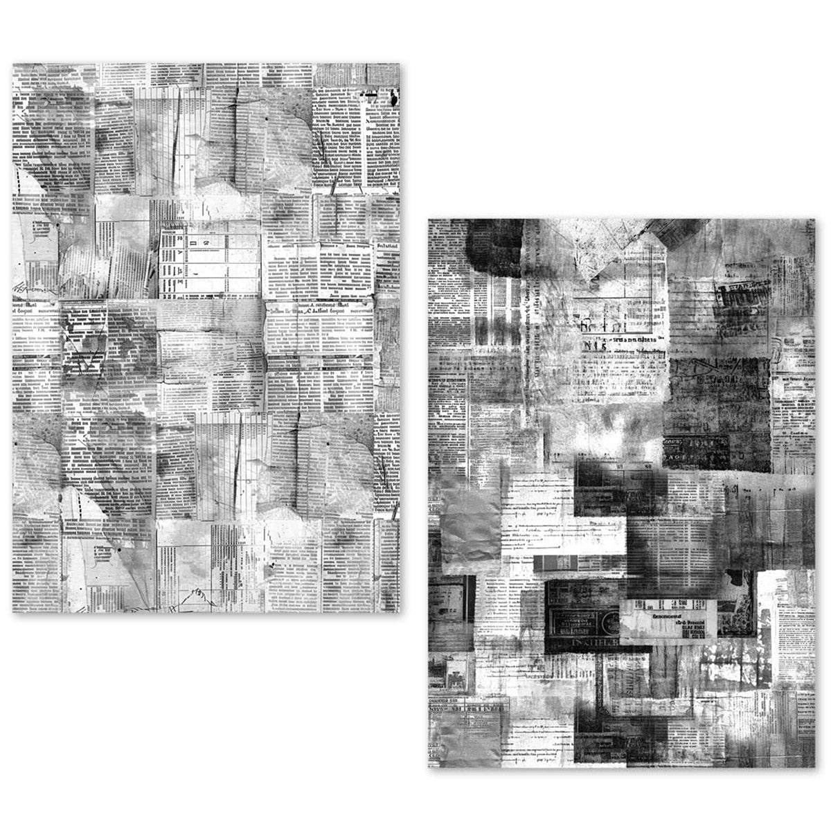 Ensemble de papier de soie A5 – 24 feuilles de papier journal