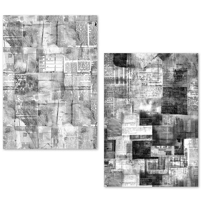 Ensemble de papier de soie A5 – 24 feuilles de papier journal