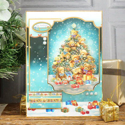 Un très joyeux Noël ensemble de découpes prédécoupées – Noël ours et Bénédictions d'hiver