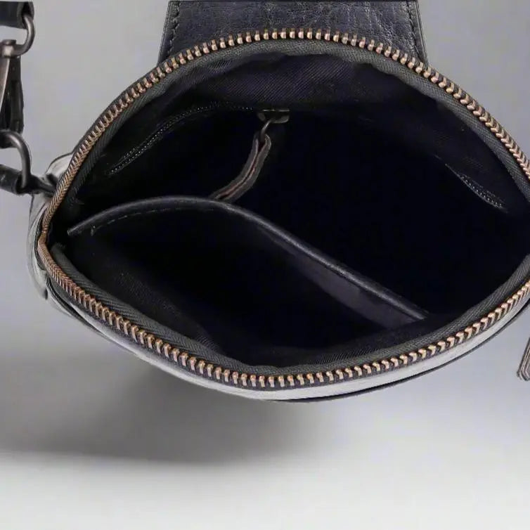Sacoche de poitrine et sac à dos en cuir MET Andora