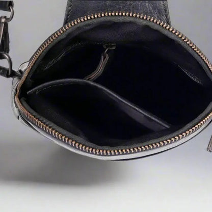 Sacoche de poitrine et sac à dos en cuir MET Andora
