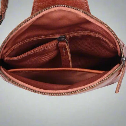 Sacoche de poitrine et sac à dos en cuir MET Andora