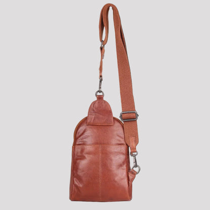 Sacoche de poitrine et sac à dos en cuir MET Andora