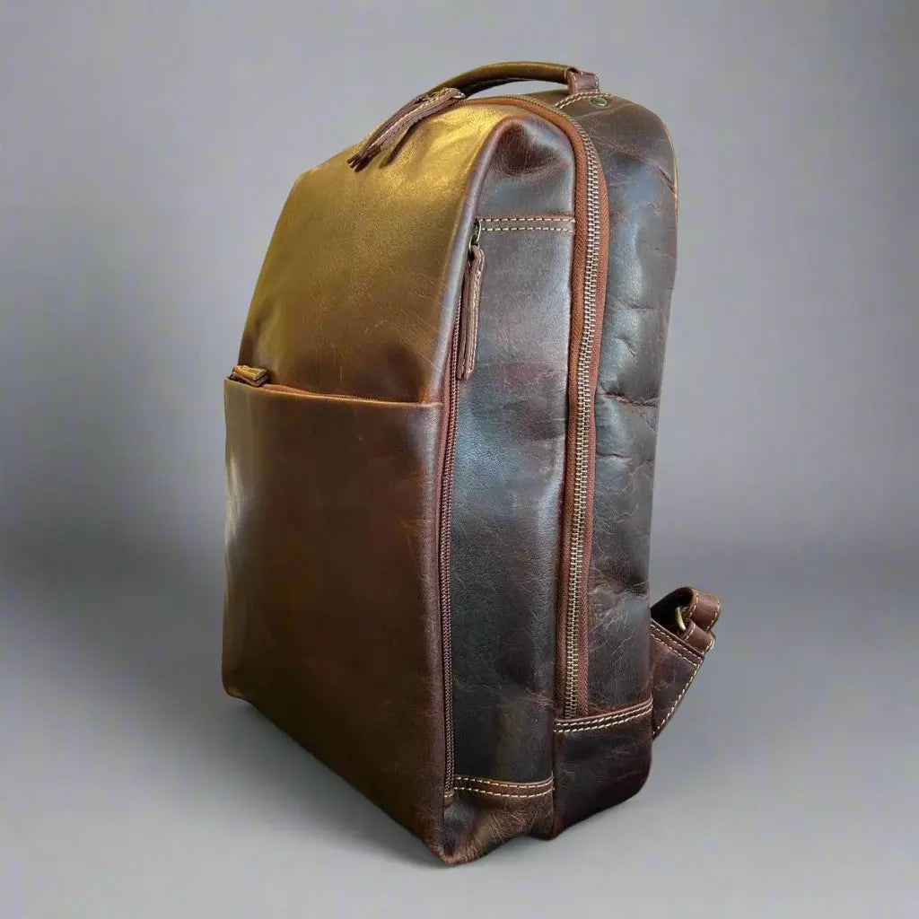 MET Sac à dos Sundaland en cuir à deux sangles réglables