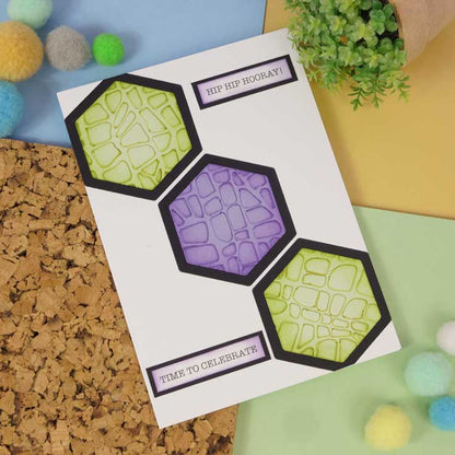 Moonstone Embossing Folders - Crocodile Skin