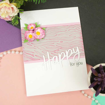 Moonstone Embossing Folders - Tiger Stripes