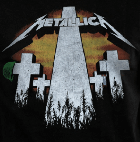 Metallica - Master of Puppets T-shirt noir