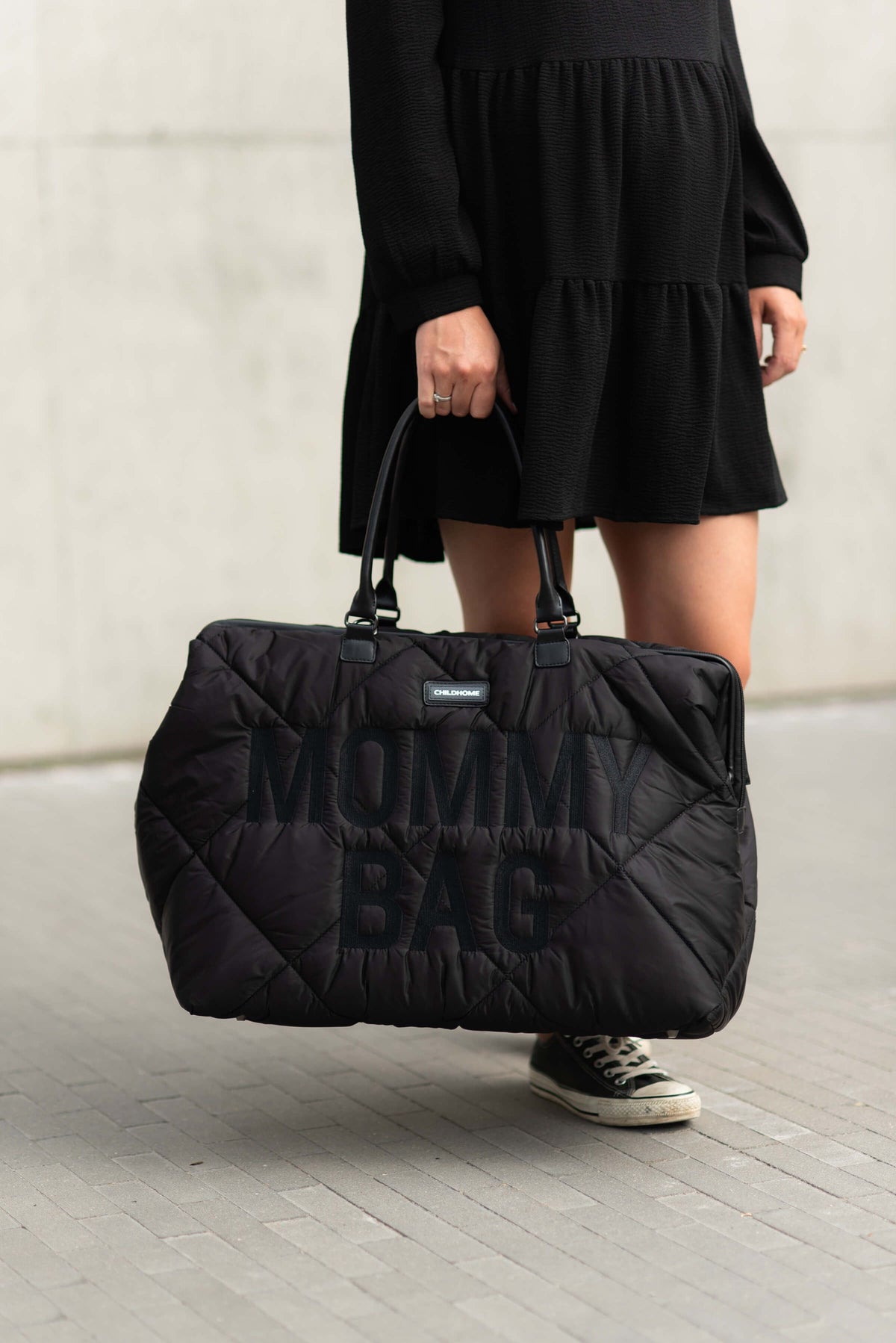 Sac à langer matelassé Cloud Comfort - Noir