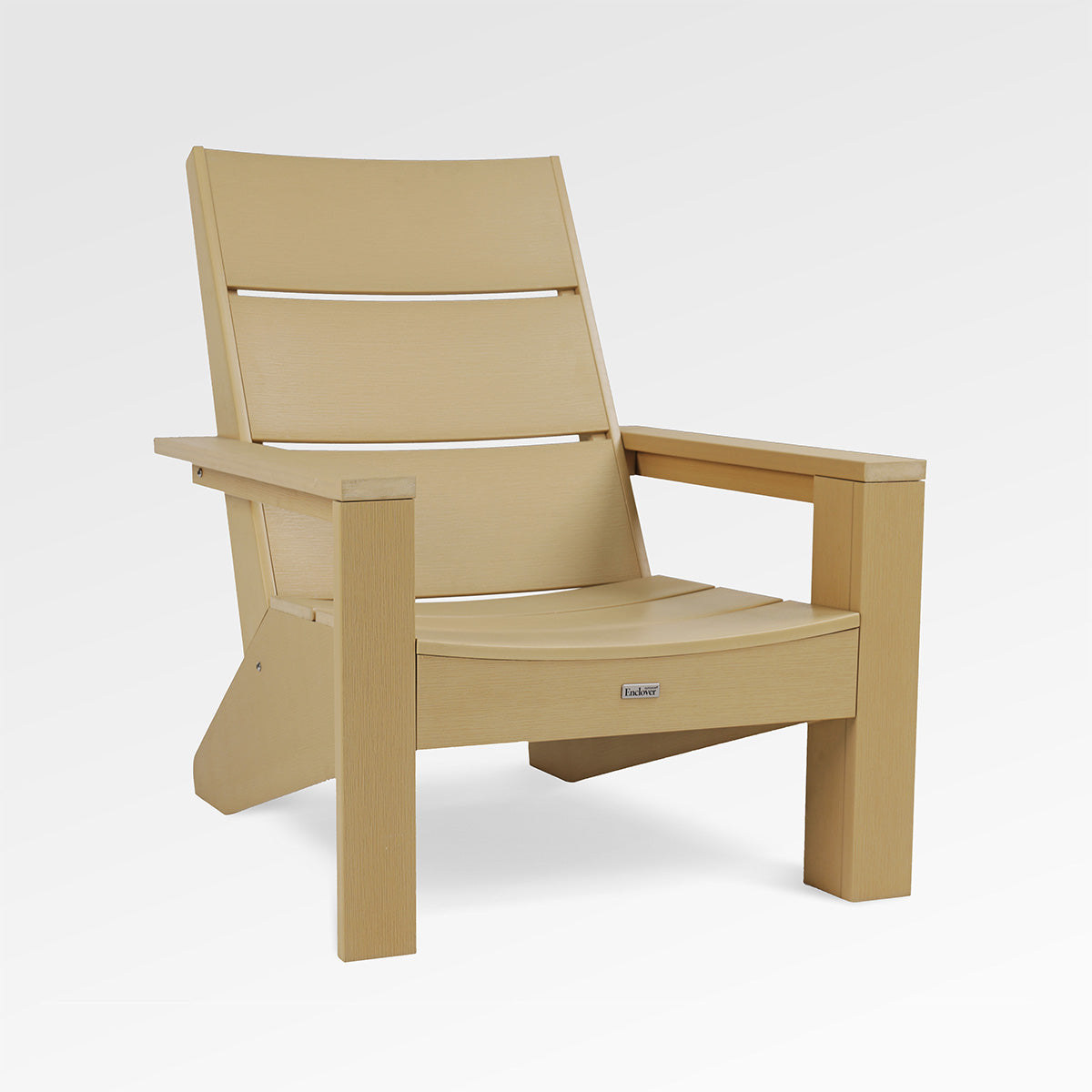 Chaise Muskoka moderne en polymère à 3 panneaux
