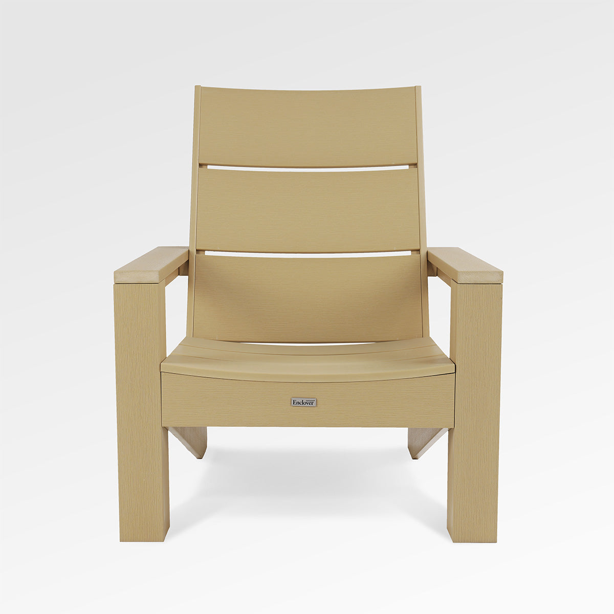 Chaise Muskoka moderne en polymère à 3 panneaux