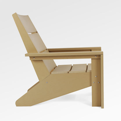 Chaise Muskoka moderne en polymère à 3 panneaux