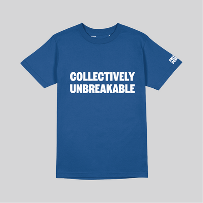 T-SHIRT HOMME COLLECTIVEMENT INCASSABLE - BLEU