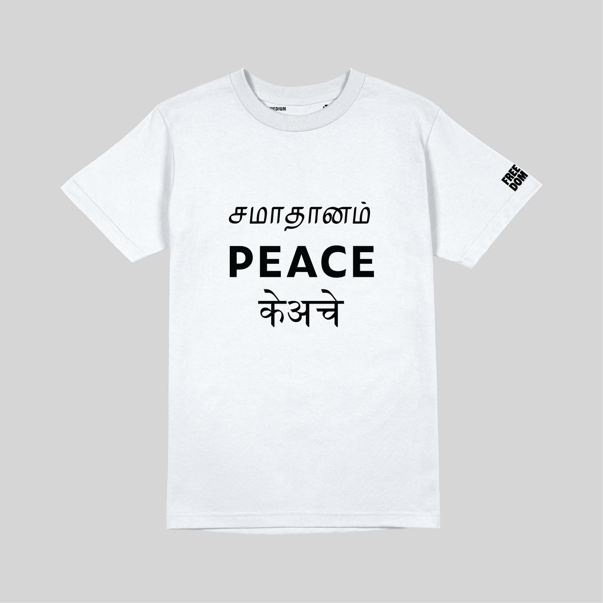PEACE T-SHIRT - WHITE