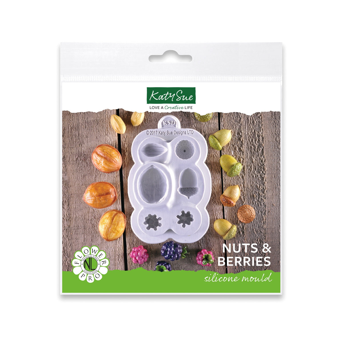 Moule en silicone Flower Pro Noix et Baies