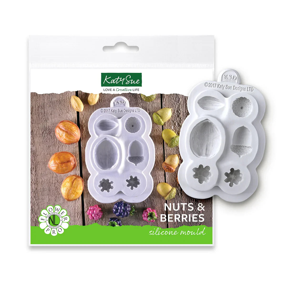Moule en silicone Flower Pro Noix et Baies